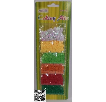 Cekiny pastel.WMT-140(79) 6szt.x5g 0206