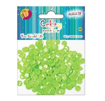 Cekiny pastelowe zielone 4034