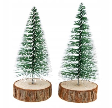 Choinki z tworzywa CHP-10 na drew. podstawce, rozm