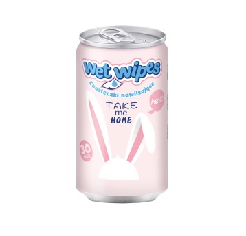 Chusteczki nawilżające w puszce Króliczki A'24