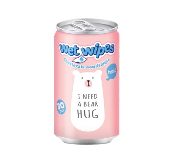 Chusteczki nawilżające w puszce Misie ASTRA A'24