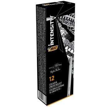 CIENKOPIS BIC INTENSITY MED CZARNY A'12 7682