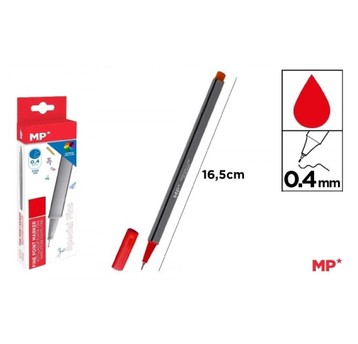Cienkopis MP 0.4mm czerwony 8171 A'12