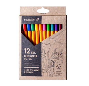 CIENKOPIS RC-04 MIX 12SZT. ETUI EKO