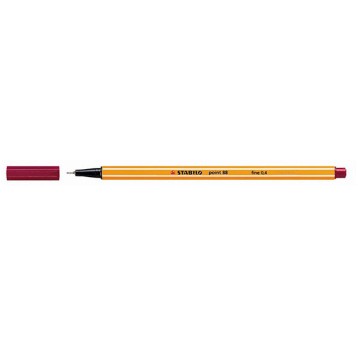 CIENKOPIS STABILO 88/50 CIEMNY CZERWONY A'10 3887