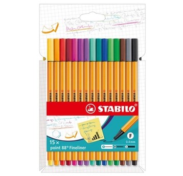 CIENKOPIS STABILO POINT 88 ETUI 15 KOL 1319
