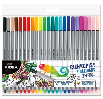 CIENKOPISY 24 KOLORY KIDEA 4314