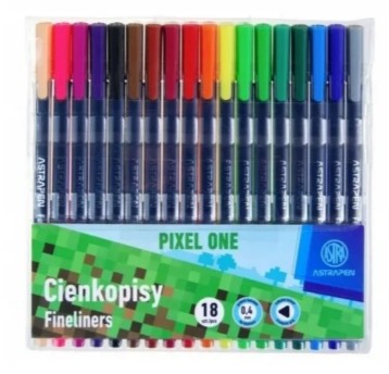 Cienkopisy trójkątne 0,4 mm ASTRAPEN Pixel One - 1