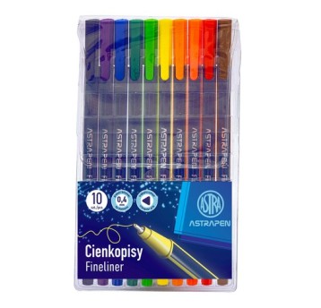 CIENKOPISY TRÓJKĄTNE 0,4MM ASTRAPEN 10SZT 3077