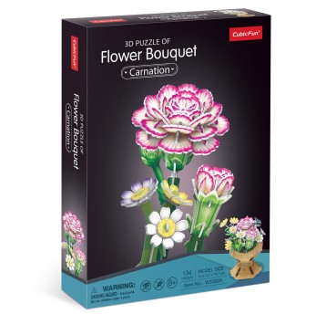 CUBIC FUN BUKIET KWIATÓW GOŹDZIKI 3006