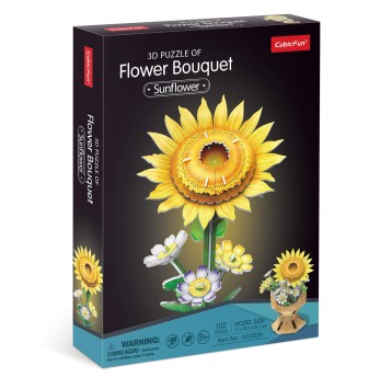 CUBIC FUN BUKIET KWIATÓW SŁONECZNIKI 3037