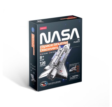 CUBIC FUN PUZZLE 3D NASA SPACE SHUTTLE DISCOVERY