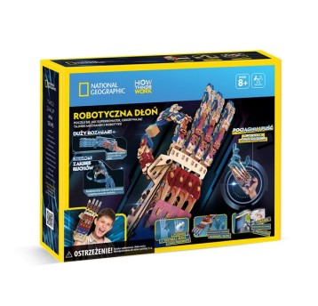 CUBIC FUN PUZZLE 3D NATIONAL GEO. ROBOTYCZNA RĘKA