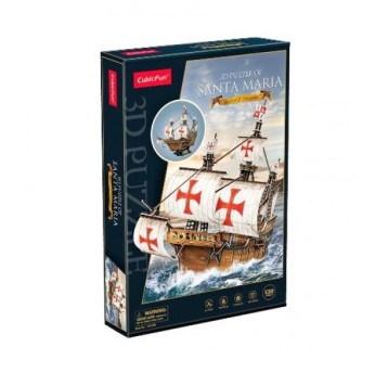 CUBIC FUN PUZZLE 3D SANTA MARIA 0387