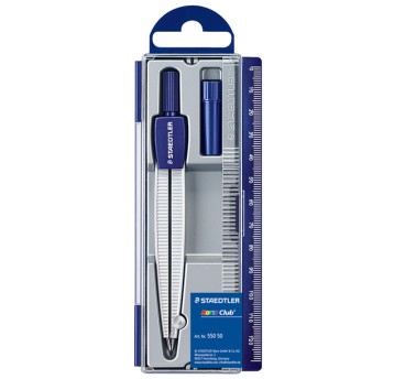 Cyrkiel szkolny z etui na grafity, Staedtler