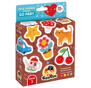 CzuCzu Moje pierwsze puzzle Do pary 2917
