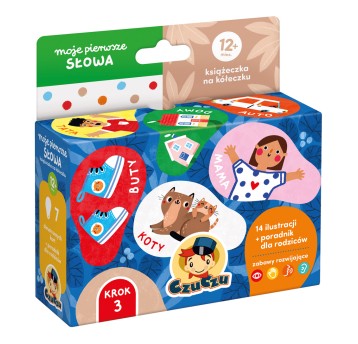 CzuCzu Moje pierwsze słowa 12m+ książeczka na kółe