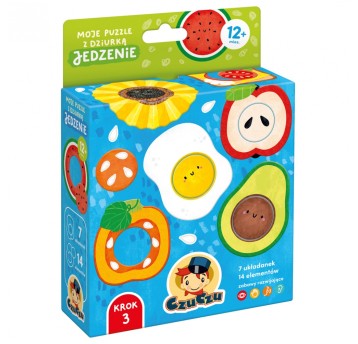 CzuCzu Moje puzzle z dziurką Jedzenie 2924