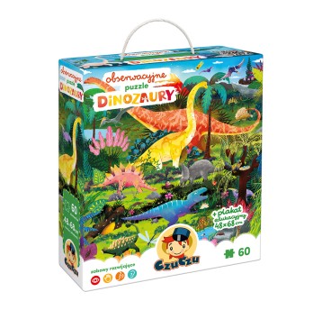 CzuCzu Obserwacyjne puzzle Dinozaury 3174