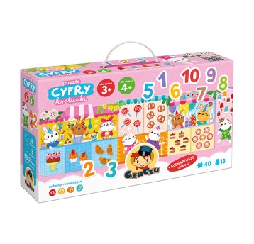 CzuCzu Puzzle Cyfry Króliczki