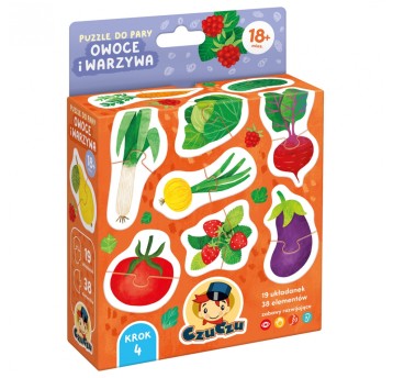CzuCzu Puzzle do pary Owoce i warzywa 2931