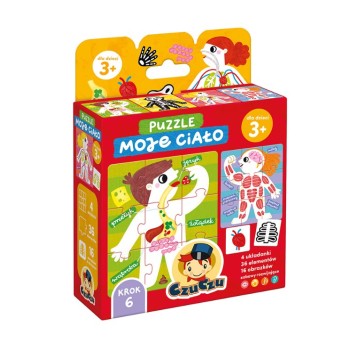 CzuCzu Puzzle Moje ciało 4706
