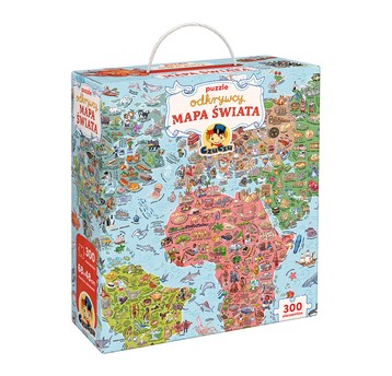 CzuCzu Puzzle odkrywcy Mapa świata 3693