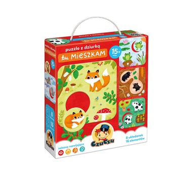 CzuCzu Puzzle z dziurką Tu mieszkam