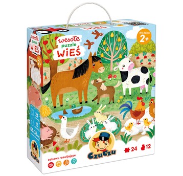 CzuCzu Wesołe puzzle Wieś 3020