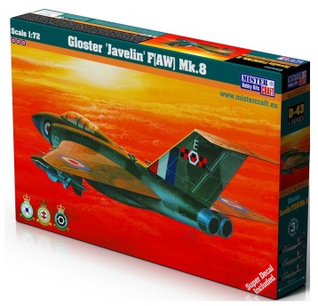 D-43 GLOSTER JEVELIN FAW MK.8 1:72 0437