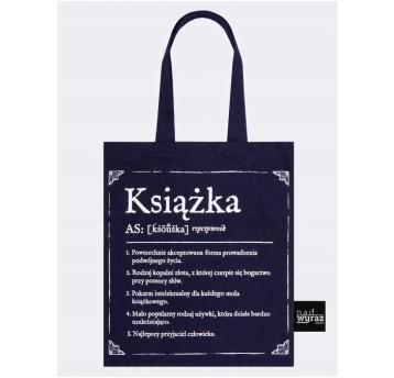 DEFINICJA KSIĄŻKI torba na książki granat 1004