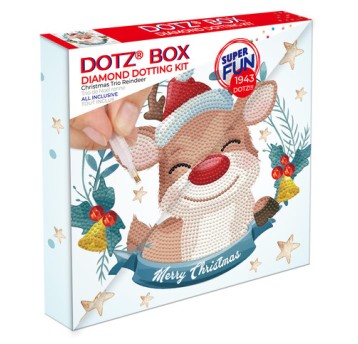 DIAMOND DOTZ DOTZ BOX CHRISTMAS TRIO REINDEER
