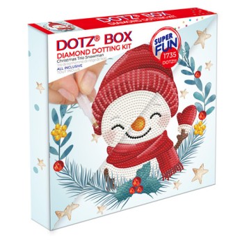 DIAMOND DOTZ DOTZ BOX CHRISTMAS TRIO SNOWMAN