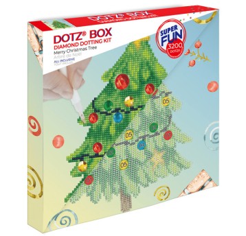 DIAMOND DOTZ DOTZ BOX MERRY CHRISTMAS TREE