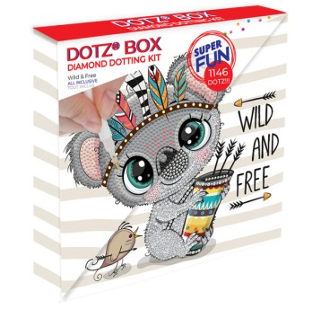 DIAMOND DOTZ DOTZ BOX WILD AND FREE 8829