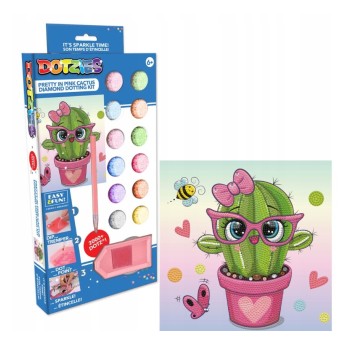 DIAMOND DOTZ DOTZIES PRETTY IN PINK CACTUS 2320