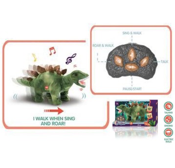 DINO PLUSZ R/C ZIELONY ŚW/DŻW 0619