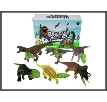 DINOZAURY Z DŹW. 30 CM 6 RODZ 2957