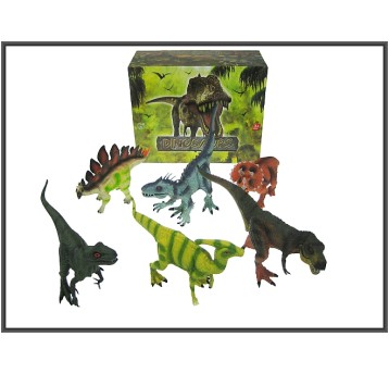 DINOZAURY Z DŹW. 6 RODZ 26 CM 6108
