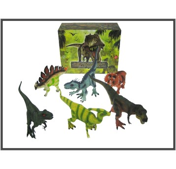 DINOZAURY Z DŹW. 6 RODZ 26 CM 6108