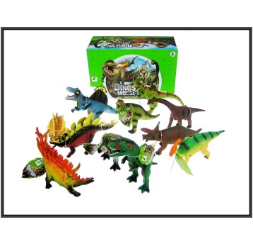 DINOZAURY Z DŹWIĘKIEM 24 CM 12-RODZ 0693