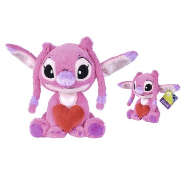 DISNEY STITCH ANGEL Z SERCEM 25CM 9087
