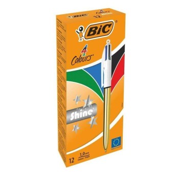 DŁUGOPIS 4 COLOURS SHINE GOLD (12) 7620