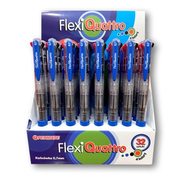 DŁUGOPIS 4-OKOLOROWY FLEXI QUATTRO A'32 1030