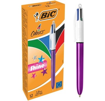 DŁUGOPIS 4C SHINE PURPLE B12 (12) 2901