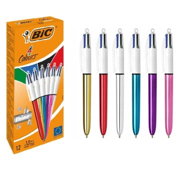 DŁUGOPIS AC SHINE RÓŻ A'12 2918