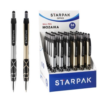 DŁUGOPIS AUT GR MOZAIKA STK DISP A'36