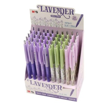Długopis aut.T LavendeR niebieski różne m(50) 0353