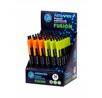 DŁUGOPIS AUTO. TRÓJKĄTNY FUSION 0.6MM A'36 2866
