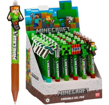 DŁUGOPIS AUTOM. WYMAZ 0,5MM MINECRAFT A''36 7069